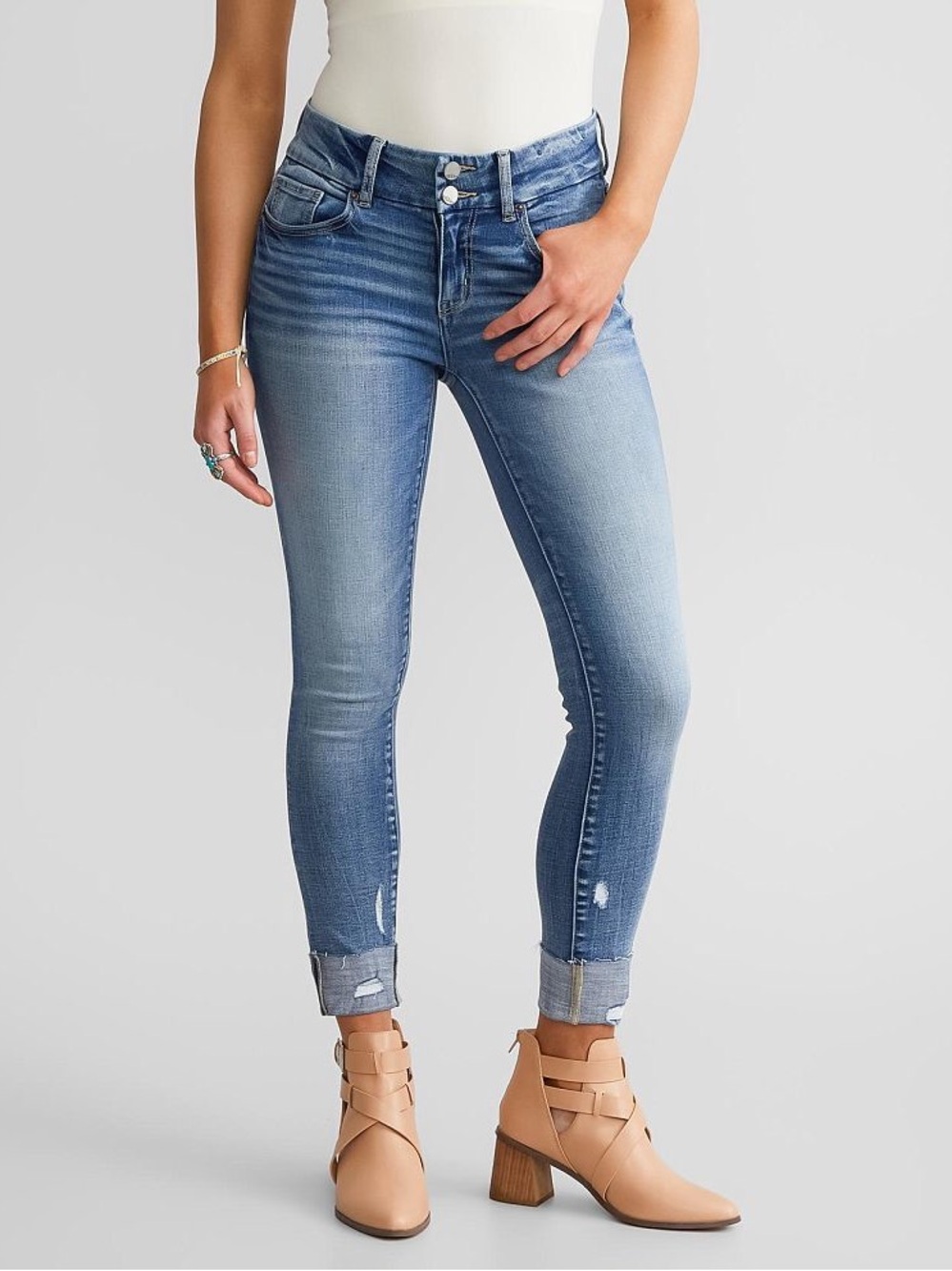 BKE Payton Ankle Skinny Mid Rise - 27 x 27